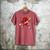 Valentine Baseball Heart Sports Love Valentines Day Boys Men's Comfort Colors T-Shirt Crimson