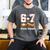 67 13 Year Old Official Teenager Baseball Boy 13th Birthday Men's Comfort Colors T-Shirt Pepper