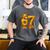 67 Brain Rot Meme Baseball Ice Cream Drip For Kids & Teens Men's Comfort Colors T-Shirt Pepper