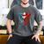 American Baseball Drip Graffiti Ball And Bat Men's Comfort Colors T-Shirt Pepper