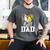 Ball Dad Softball Baseball Dad Daddy Men's Comfort Colors T-Shirt Pepper