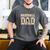 Baseball Dad Distressed Bold Stitch Graphic Sports Father Men's Comfort Colors T-Shirt Pepper Baseball Dad Distressed Bold Stitch Graphic Sports Father Men's Comfort Colors T-Shirt Pepper