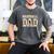Baseball Dad Distressed Bold Stitch Graphic Sports Father Premium Men's Comfort Colors T-Shirt Pepper Baseball Dad Distressed Bold Stitch Graphic Sports Father Premium Men's Comfort Colors T-Shirt Pepper