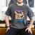 Baseball Dad Squad Fox On The Bat Men's Comfort Colors T-Shirt Pepper Baseball Dad Squad Fox On The Bat Men's Comfort Colors T-Shirt Pepper