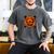 Baseball Drip Angry Lava Slime Ball Graphic Men's Comfort Colors T-Shirt Pepper