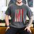 Baseball USA Flag Baseball Lover Baseball Dad Men's Comfort Colors T-Shirt Pepper