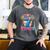 Blue Checkered I Was 6 Now I'm 7 Birthday Cake Baseball Drip Men's Comfort Colors T-Shirt Pepper