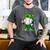 Boys St Patrick’s Day Baseball Drip Ice Cream Apparel Youth Men's Comfort Colors T-Shirt Pepper
