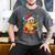 Christmas Gingerbread Man Baseball Player Catcher Men's Comfort Colors T-Shirt Pepper
