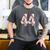 Distressed Baseball Number 44 Jersey Uniform Player Fan Men's Comfort Colors T-Shirt Pepper Distressed Baseball Number 44 Jersey Uniform Player Fan Men's Comfort Colors T-Shirt Pepper