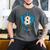 Ice Cream Baseball Glove 8th Birthday Edition Men's Comfort Colors T-Shirt Pepper