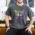 Mardi Gras Baseball Carnival Party Ice Cream Drip Boys Men's Comfort Colors T-Shirt Pepper
