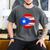 Puerto Rico Baseball Flag Boricua Beisbol Fan Gear Men's Comfort Colors T-Shirt Pepper