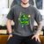 Shamrock Lucky Clover Baseball Patricks Day Family Matching Men's Comfort Colors T-Shirt Pepper