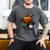 Spooky Halloween Scary Pumpkin Baseball Player Witchy Vibes Men's Comfort Colors T-Shirt Pepper