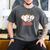 St Louis Leopard Heart Baseball Batter Boys Fan Men's Comfort Colors T-Shirt Pepper
