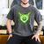 St Patrick Day Baseball Drip Ice Cream Boys Men Men's Comfort Colors T-Shirt Pepper