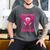 Strike Out Breast Cancer Baseball Ice Cream Drip Men's Comfort Colors T-Shirt Pepper
