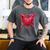 Valentines Day Baseball Red Heart Dab Boys Girls Kids Men's Comfort Colors T-Shirt Pepper