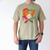 67 Ice Cream Drip Baseball Number 67 Player 67th Birthday Men's Comfort Colors T-Shirt Khaki