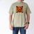 Baseball Drip Angry Lava Slime Ball Graphic Men's Comfort Colors T-Shirt Khaki