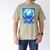 Baseball Drip Ice Cream Blue Glow Melt Ball Graphic Men's Comfort Colors T-Shirt Khaki Baseball Drip Ice Cream Blue Glow Melt Ball Graphic Men's Comfort Colors T-Shirt Khaki