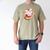 Baseball Drip Ice Cream Coquette Pink Bow Baseball Player Men's Comfort Colors T-Shirt Khaki