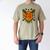 Baseball Drip Ice Cream Dripping Blaze Hunter Orange Camo Men's Comfort Colors T-Shirt Khaki Baseball Drip Ice Cream Dripping Blaze Hunter Orange Camo Men's Comfort Colors T-Shirt Khaki