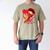 Baseball Heart Valentine Baseball Ice Cream Drip Boys Girls Men's Comfort Colors T-Shirt Khaki