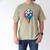 Baseball Ice Cream Drip Baseball Dad Sports Fan Youth Boys Men's Comfort Colors T-Shirt Khaki