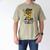 Boys Pizza Theme Baseball Home Hitter Men's Comfort Colors T-Shirt Khaki