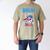 Bruh I'm 7 Baseball Ice Cream Drip It's My 7th Birthday Men's Comfort Colors T-Shirt Khaki
