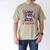 Dominican Puerto Rican Pride Baseball Flag Unity Men's Comfort Colors T-Shirt Khaki