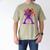 Drip Skeleton Batting Baseball Halloween Men's Comfort Colors T-Shirt Khaki