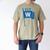 Fly The W Chicago Baseball Winning Flag Distressed Premium Tri-Blend Men's Comfort Colors T-Shirt Khaki Fly The W Chicago Baseball Winning Flag Distressed Premium Tri-Blend Men's Comfort Colors T-Shirt Khaki