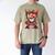 HUGvyn Santa Playing Baseball Ice Cream Drip Christmas Boys Men's Comfort Colors T-Shirt Khaki