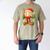 Ice Cream Drip Baseball Christmas Baseball Drip Candy Cane Men's Comfort Colors T-Shirt Khaki Ice Cream Drip Baseball Christmas Baseball Drip Candy Cane Men's Comfort Colors T-Shirt Khaki
