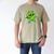Lucky Shamrock Playing Baseball St Patrick's Kids Boys Men's Comfort Colors T-Shirt Khaki
