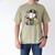 Mardi Gras Ice Cream Drip Baseball Carnival Party Mask Boys Men's Comfort Colors T-Shirt Khaki