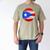 Puerto Rico Baseball Flag Boricua Beisbol Fan Gear Men's Comfort Colors T-Shirt Khaki