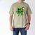 Shamrock Lucky Clover Baseball Patricks Day Family Matching Men's Comfort Colors T-Shirt Khaki
