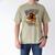Stoneage Caveman Neolithic History Baseball Dad Father Men's Comfort Colors T-Shirt Khaki