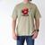 Valentines Day Baseball Dabbing Red Heart Love Boys Men's Comfort Colors T-Shirt Khaki