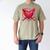Valentines Day Baseball Red Heart Dab Boys Girls Kids Men's Comfort Colors T-Shirt Khaki
