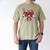 Valentines Day Heart Playing Baseball Boys Men Kids Girls Men's Comfort Colors T-Shirt Khaki