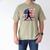 Women's Batter Patriotic American Flag Baseball Silks Men's Comfort Colors T-Shirt Khaki Women's Batter Patriotic American Flag Baseball Silks Men's Comfort Colors T-Shirt Khaki