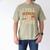 I Yell Because I Care Baseball Dad Coach Father's Day Men's Comfort Colors T-Shirt Khaki