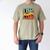 I Yell Because I Care Baseball Dad Men's Comfort Colors T-Shirt Khaki