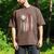 Baseball DAD USA American Flag Fathers Day 4th Of July Men's Comfort Colors T-Shirt Espresso