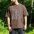 Baseball Dad USA American Flag Father's Day Men Men's Comfort Colors T-Shirt Espresso
